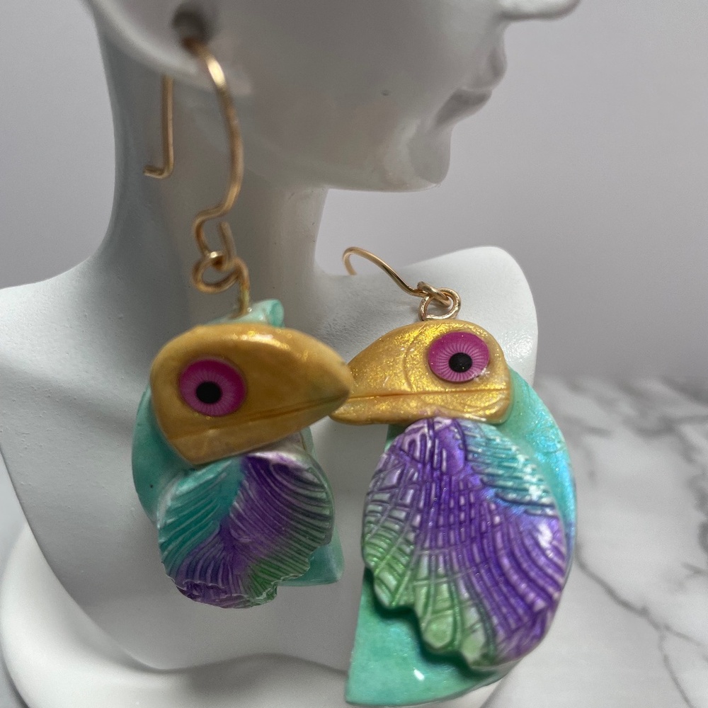 Bird earrings